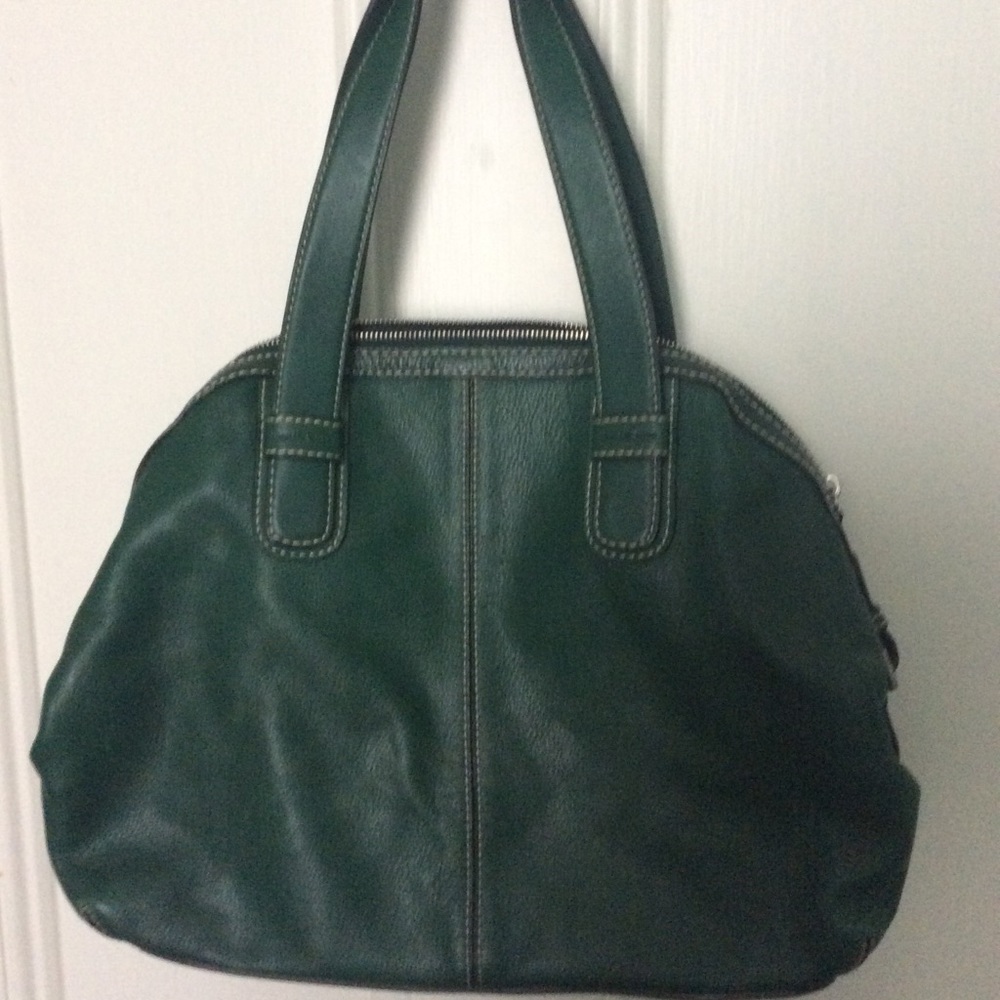 Michael Kors Green Leather Handbag